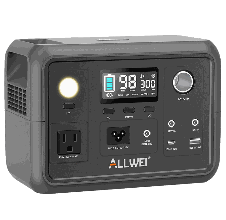 Allwei 256Wh portable power station