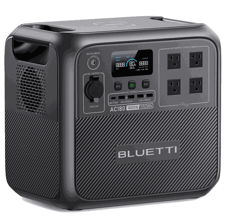 BLUETTI AC180 portable power station